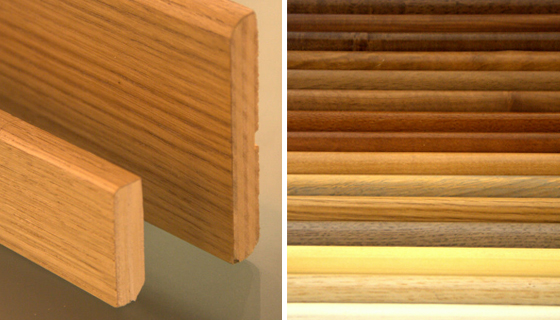 zoccolini per pavimenti di legno